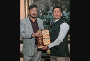 Tushar Tanaji Kamble Conferred with ‘Rashtriya Bharat Bhushan Award’ in New Delhi