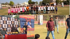 The “Champion Clash Football League” played at Godhra has come to a grand and exciting conclusion.