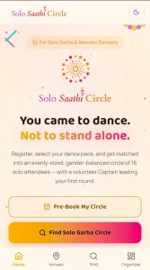Navratri 2026 with AI: Solo Saathi Circle Launches India’s First Live-Event Grouping Platform integrated with AI